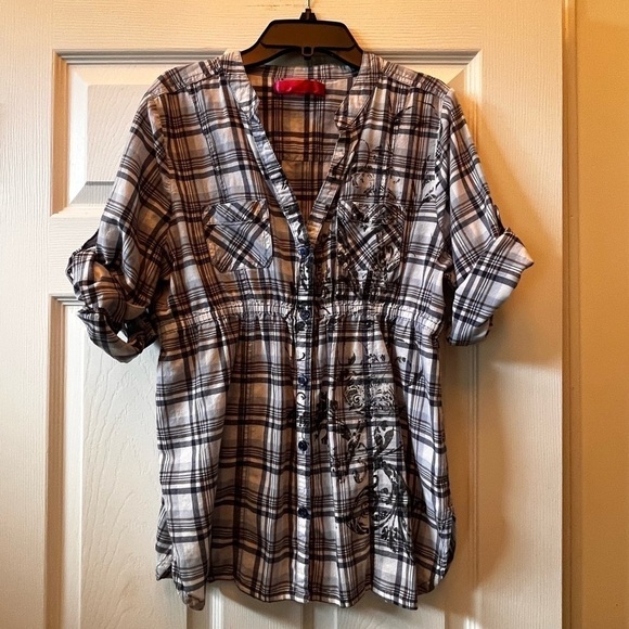 81. PLAID RETRO SHIRT - Picture 6 of 7